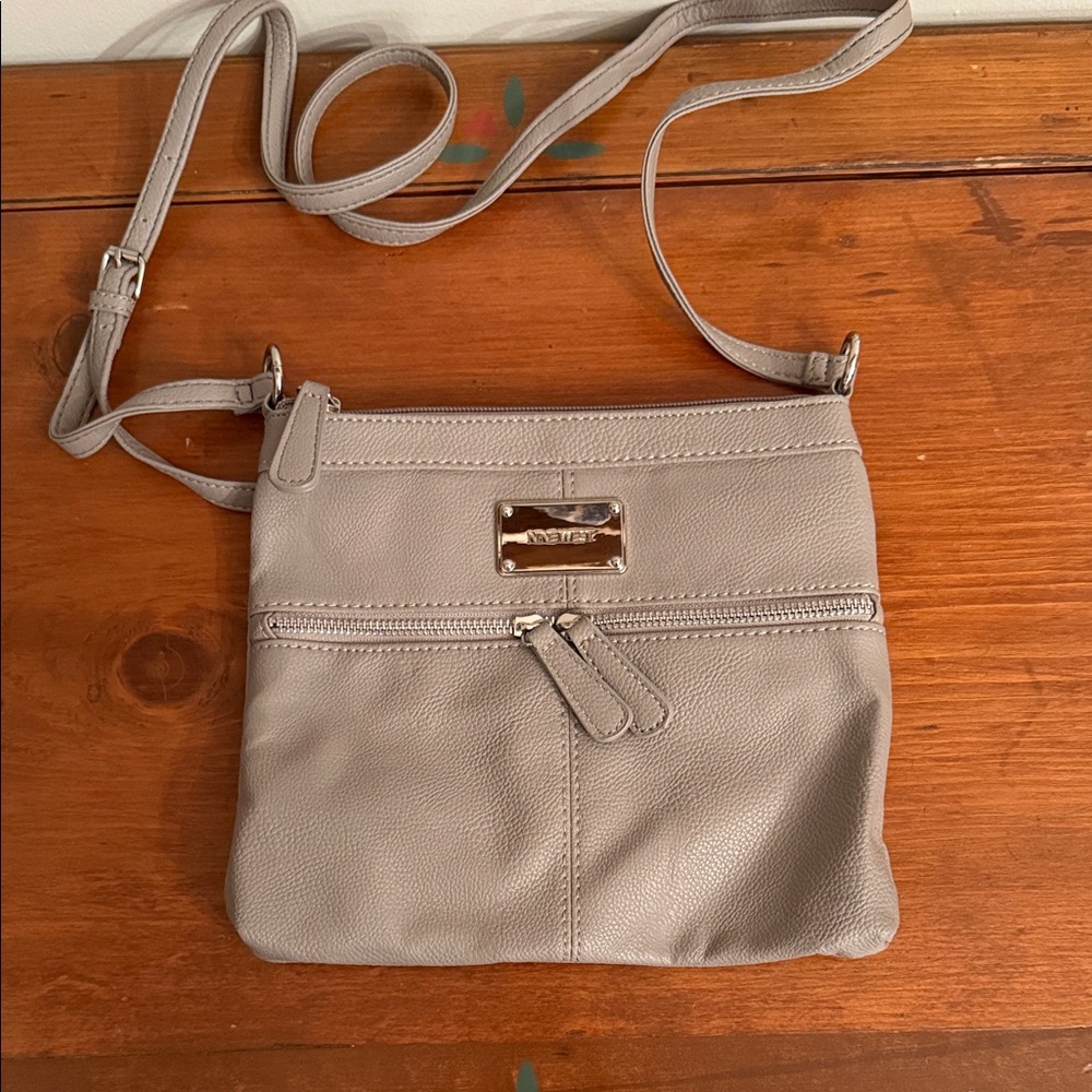 Stylish Nine West Gray Crossbody Bag